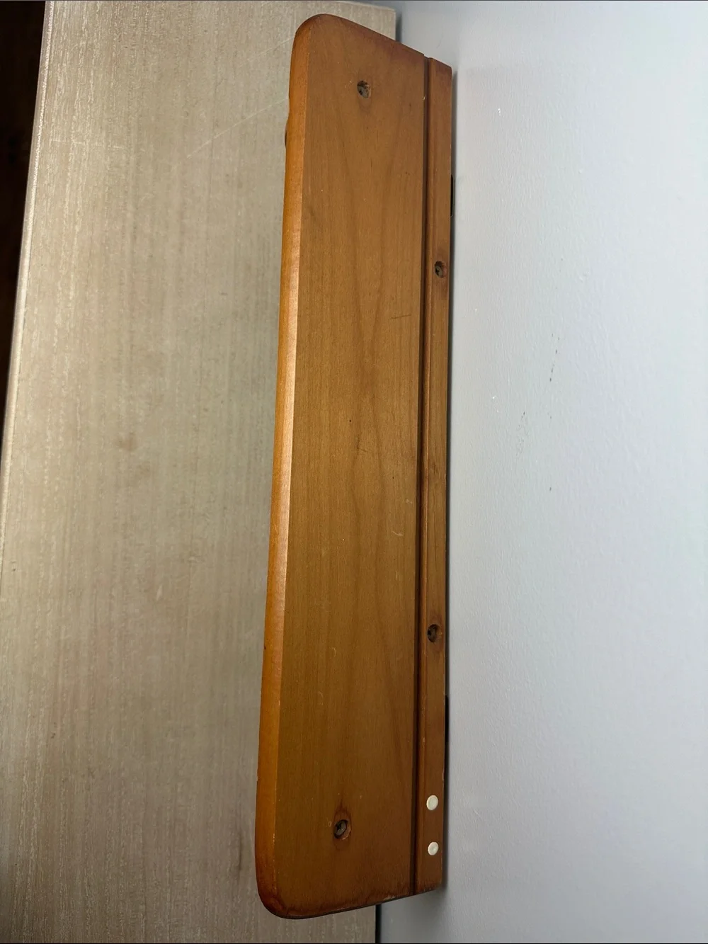 Home Sweet Home Wall Shelf - Brown Wooden Accent